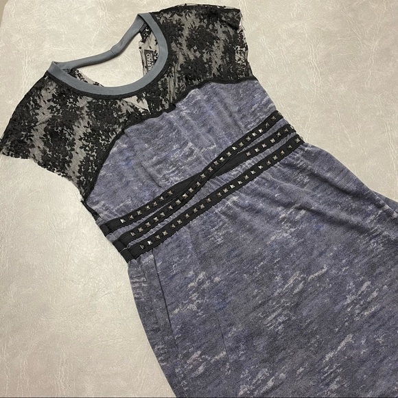 Buffalo David Bitton Black and Gray Mini Dress - Picture 2 of 7